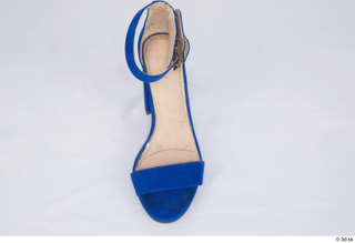 Clothes  310 blue high heels sandals shoes 0002.jpg
